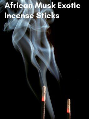 African Musk Exotic Incense Sticks 1 Dozen